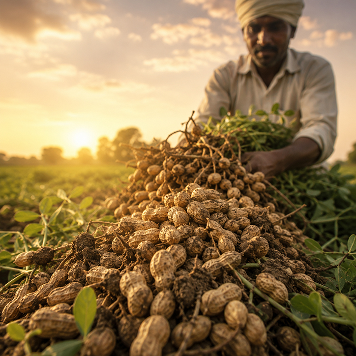 Peanut sourcing from Gujarat farming regions