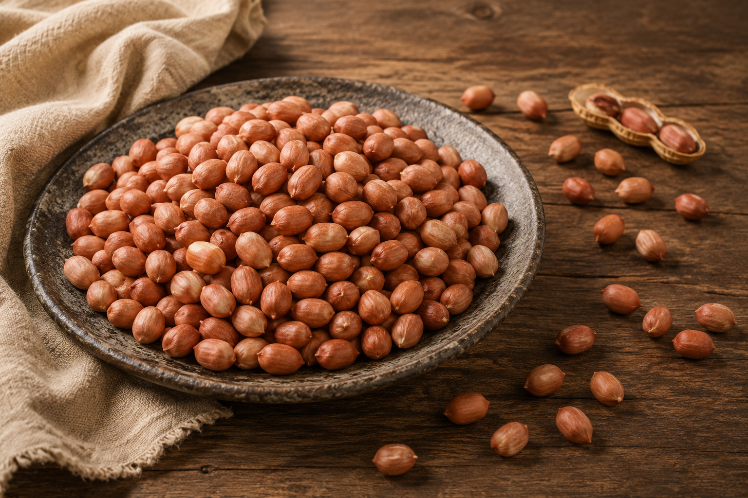 Bold Peanut Kernels — export-grade groundnuts from India