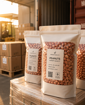 Peanut sorting and processing facility India